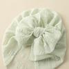 Sombrero de Encaje Hueco con Lazo y Flor para Niños de Verano, Gorro para Fontanela de Bebé y Niño Pequeño, Sombrero Indio Súper Suave
