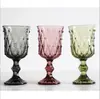 Copo de vinho alto com relevo de pérola vidro bolha copo de vinho decorativo de casamento fábrica de copos de vinho vendas diretas