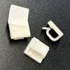 Clips autoadhesivos para cables sujetacables clips de fijación fijación de cables abrazaderas de cable tipo R organizadores de cables enrollacables clips para cables clips de plástico a presión