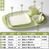 Xiangyuan melamina louça prato comercial hotel escola cantina conjunto de refeição buffet fast food prato bandeja