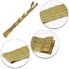 Oro Negro Base Ola Pinza de un carácter Adorno para el cabello Estudio en forma Placa para el cabello Cabeza Acero Pinza para el cabello Acero Tarjeta