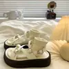 Sandalias Plataforma Abiertas de Plataforma Gruesa Estilo Niche para Mujer Verano 2026 Nuevo Estilo Coreano Versátiles Antideslizantes Playa Sandalias Romanas
