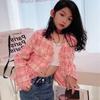 Abrigo para Niña Estilo Chanel, Top Rosa, Ropa de Abrigo, Nueva Moda Otoño/Invierno, Ropa Infantil de Comercio Exterior, Venta al por Mayor para Edades 3-8