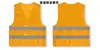 Chaleco de seguridad reflectante multibolsillos chaleco reflectante sitio de construcción construcción ropa reflectante impresión trabajadores de saneamiento tráfico