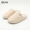 Puxi Cozy 2026 Nuevas Zapatillas Silenciosas para Mujer Hogar Cálidas de Algodón Suelo de Madera Suela Suave Estilo Pareja Hombre