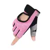 Guantes de Fitness para Mujer, Equipo de Yoga para Primavera y Verano, Mancuernas para Hombre, Estilo Delgado Antideslizante, Guantes de Medio Dedo para Deportes de Montañismo y Ciclismo para Adultos