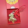 Shuibei Venda Quente Ouro Puro 999 Pingentes de Bolsa Desenho Animado Presente Pingentes Atacado