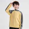 Ropa de Invierno Cálida Estilo Nuevo 2026 Ropa de Invierno Camiseta de Manga Larga para Niños 10A Ropa Interior Antibacteriana para Niños