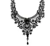 Collar Gótico de Encaje de Cristal Multicapa Estilo Palacio Retro de Venta Caliente Gargantilla Cadena para Clavícula