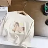 Chaqueta de Niña Primavera y Otoño Elegante Versátil con Capucha Rayas Cremallera Camisa Bebé Niña Manga Larga Puños Ropa Exterior Infantil Comercio Exterior