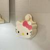 Ins Cute KT Cat Banheiro Furo-livre Caixa de armazenamento de parede Desenho animado Armazenamento Pasta de dentes Escova de dentes Caixa de armazenamento de parede