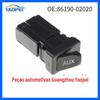 86190-02020 adequado para a interface de áudio auxiliar do conector de áudio sem fio auxiliar do carro Toyota AUX