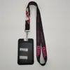 Porta-Cartão Cordão Crachá de Trabalho Cordão para Crachá Logo Impresso Marca de Fábrica Crachá de Trabalho Exposição de Trabalho Cordão de Identificação Sling