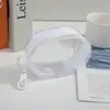 Labubu Bolsa de Bebê PVC Transparente Estéreo Secagem Manual Caixa de Exibição Caixa Cega Cabo de Dados Carregamento