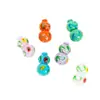 Calabaza Ojo de Fénix de Zibo Calabaza Perforada Vidrio Agujero Recto Material Accesorios Accesorios Accesorios DIY Cola de Fénix Pintada a Mano