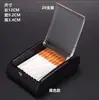 Estojo para Cigarros de Acrílico Cristal Hotel Pousada Tampa Flip-top Porta Tabaco Transparente Caixa para 20 Cigarros Compartimento Anti-pressão Tampa