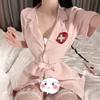 Vestido de Enfermera Chica de Paja Deseo Puro Chica Picante Cinturón de Lazo Adelgazante Disfraz V Profunda Traje Pijama 1148