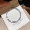 Pulsera Redonda de Zirconia con Pedrería de Dopamina de Venta Caliente en Amazon para Mujer, Lujo Ligero, Temperamento, Exquisita, Moderna, Joyería de Mano de Alta Gama