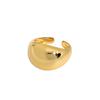 Anillo abierto de plata esterlina S925 con textura suave y superficie de arco geométrico minimalista con diseño de nicho INS, versión coreana 592 para mujer