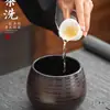 Jarra de Cerámica para Residuos de Té para Escritorio del Hogar, Recipiente Grande de Agua, Jarra de Agua para Té, Cubo de Aguas Residuales, para Té Kung Fu con Lavado de Tazas de Té
