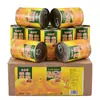 Melocotones amarillos enlatados auténticos, una caja completa con 12 latas, cada una de 425 gramos, un producto especial de Dangshan, frescos en almíbar de azúcar, adecuados para hornear