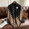 Nuevo Pañuelo de Seda para Primavera y Verano, Estilo Delgado, Bufanda Cuadrada Grande de 130 cm, Pañuelo Decorativo Estampado de Alta Gama, Chal Versátil