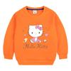 Sudadera de cuello redondo para niña, primavera y otoño 2023, nueva sudadera de algodón estilo occidental para niña, abrigo informal de manga larga para niña