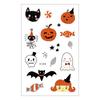 Nuevas Pegatinas de Tatuaje de Halloween, Divertidas Pegatinas de Halloween de Dibujos Animados para Niños, Pegatinas de Tatuaje Impermeables y a Prueba de Sudor