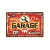 2024 Nuevo Garaje Americano Retro Pintura de Hierro Estilo Industrial Fondo de Pared para Reparación de Automóviles Pintura Colgante Decorativa sin Marco