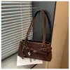Bolso de axila retro de alta gama para mujer, nuevo bolso de mano de moda tendencia 2026, bolso de hombro de gran capacidad para el día a día, bolso baguette