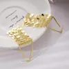Pendientes de Borlas con Lentejuelas de Metal Exageradas de Moda Transfronterizos Europeos y Americanos para Mujer, Pendientes de Botón de Oreja de Lujo Ligero, Moda de Nicho, Pendientes de Moda de Gama Alta