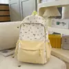 Mochilas para Estudiantes de Secundaria y Preparatoria para Niñas, Mochilas Lindas con Lazo y Gatito, Mochilas Frescas de Dibujos Animados Estilo Universitario