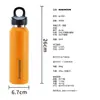 Nova Caneca Térmica de Aço Inoxidável a Vácuo 316 com Rosca Externa para Uso Externo, Copo Térmico de Abertura Dupla, Copo de Abertura Rápida para Carro, Chaleira