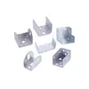 Conector de tubo cuadrado Pieza de fijación en forma de U Hebilla de fijación para barandilla Accesorios Soporte de hierro Dos paquetes Tres paquetes Tarjeta interior Tubo de acero galvanizado