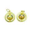 Colgante de Oro de Arena Vietnamita Xizang Zaki Lamu, Cadena para Suéter de Colgante Giratorio de Alta Gama para Mujer Estilo Xizang