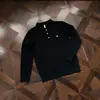 Suéter de Punto Trenzado Estilo Old Money con Cuello Polo para Hombre Otoño/Invierno Marca Coreana Trendy Scoundrel Handsome Punto de Alta Gama Holgado