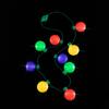 Cordão de Luzes de Natal Coolster Novo Colar de Bolas de 9 Luzes E-commerce Transfronteiriço Adereços de Festa Colar Luminoso