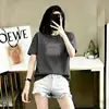 Camiseta Feminina Estilo Mãe de Comércio Exterior Transfronteiriço Moda Feminina Manga Curta Nova Tendência Jovem Slim Fit Top de Verão