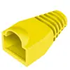 Cable de red de seis Categoría 5 Cubierta protectora de conector Crystal RJ45 cubierta para conector de red a prueba de polvo transparente CAT5CAT6