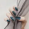 Variedad de Manicuras Impresas Portátiles, Parches Reutilizables de Uñas Postizas en Caja, Patrón de Cuadros Terminado