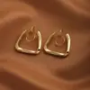 Pendientes de Aro Plano Mobius, Estilo Europeo y Americano, Personalidad Exagerada, Pendientes Grandes, Diseño Único, Accesorios para Orejas para Rostros Cuadrados y Redondos