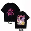 Camiseta de Algodón con Cuello Redondo 2026Saja Boys para Niños y Niñas Kpop Cazador de Demonios Camisetas de Manga Corta para Adultos