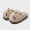 Nuevas Pantuflas Peludas 2025 para Uso Interior en Invierno en Casa, Cálidas y Forradas, de Suela Gruesa, Cómodas Pantuflas de Algodón para Mujer