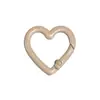 Clips de Resorte Coloridos, Anillas Abiertas Redondas, Anillas de Resorte en Forma de Corazón, Accesorios para Llaveros DIY, Conectores de Aleación