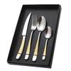 Nova Faca, Garfo e Colher de Aço Inoxidável 304 Conjunto de Talheres Ocidentais Domésticos Restaurante Faca e Garfo para Bife Colher Espessa de Aço Inoxidável