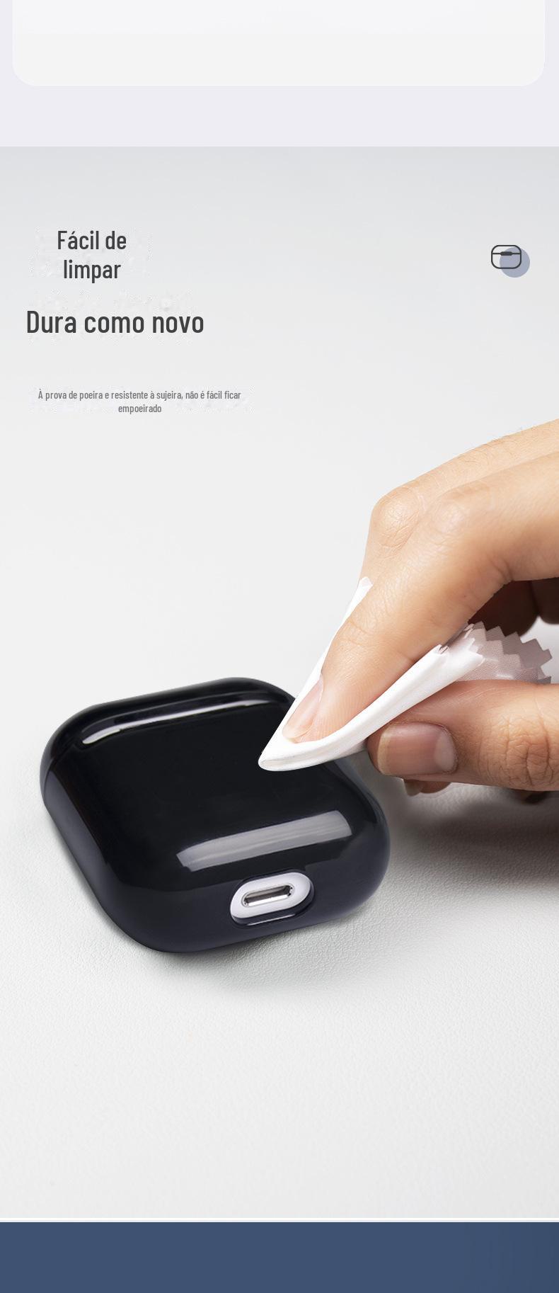 airpods 1/2代PC耳机壳有挂绳孔改模后