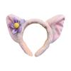 Diadema Lingnabel con diseño de parque de atracciones, estilo diadema, para lavarse la cara, horquilla para el pelo, tocado de felpa con cuerda para el pelo, linda horquilla para mujer