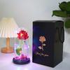 A Bela e a Fera Lâmpada Rosa de Veludo Cúpula de Vidro Lâmpada Flor Eterna Rosa do Pequeno Príncipe Presente de Dia dos Namorados