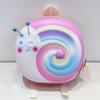 Superventas Nuevo Mochila Oxford con Carcasa Dura de Eva para Bebés de Jardín de Infancia para Niños y Niñas Caricatura de Caracol Linda Mochila