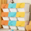 Caja de Almacenamiento para Juguetes Cesta Hogareña Caja de Almacenamiento abatible Caja de Almacenamiento Caja de Almacenamiento para Snacks Infantiles Ropa Armario de Almacenamiento